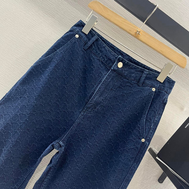 GUCCI CLASSIC JACQUARD GRADIENT JEANS