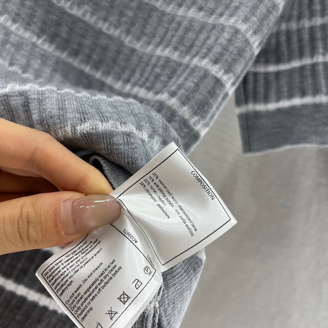 CHANEL SHORT SLEEVE KNIT TOP