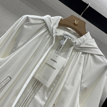 CHANEL 25S HOODED JACKET IN COTTON 264977
