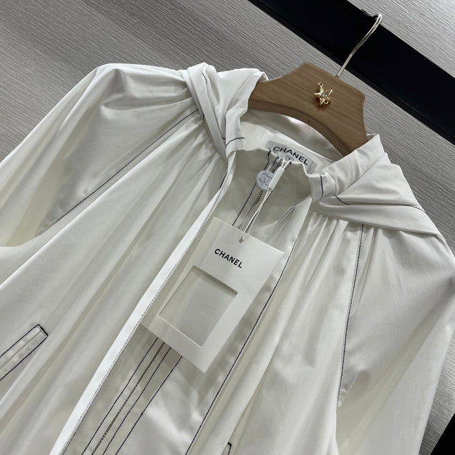 CHANEL 25S HOODED JACKET IN COTTON 264977