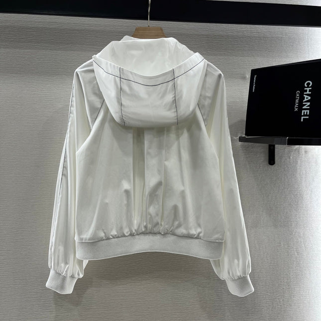CHANEL 25S HOODED JACKET IN COTTON 264977