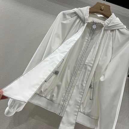 CHANEL 25S HOODED JACKET IN COTTON 264977