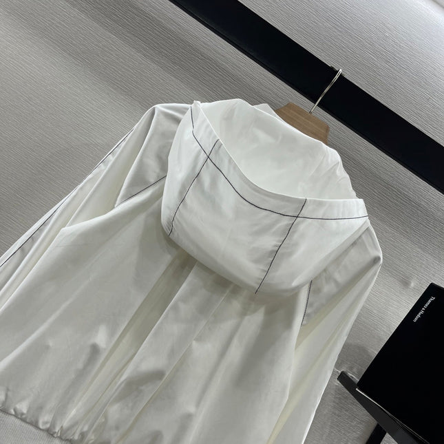 CHANEL 25S HOODED JACKET IN COTTON 264977