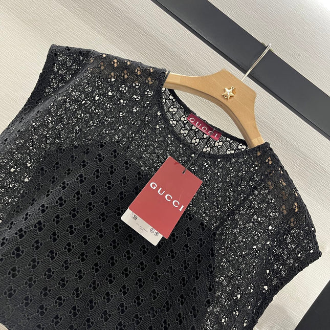 GUCCI 25S JACQUARD EMBROIDERED SILK SET THICK FABRIC 264984