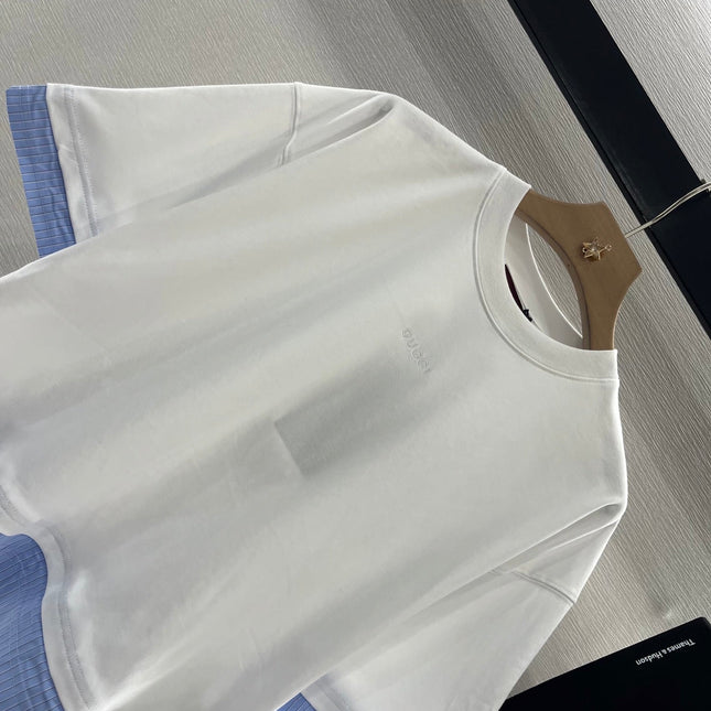 GUCCI SHORT-SLEEVE T-SHIRT WITH TRIM DETAIL 274640