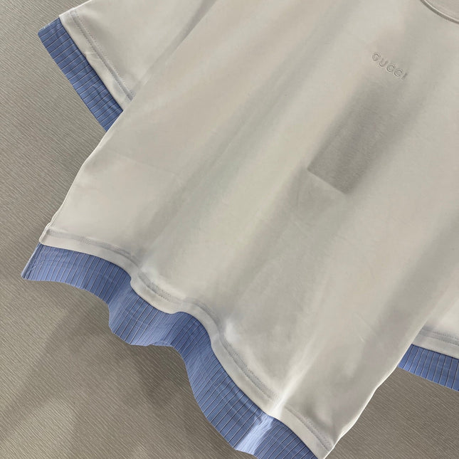 GUCCI SHORT-SLEEVE T-SHIRT WITH TRIM DETAIL 274640