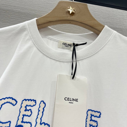 CELINE ROUND-NECK PRINTED T-SHIRT 274674