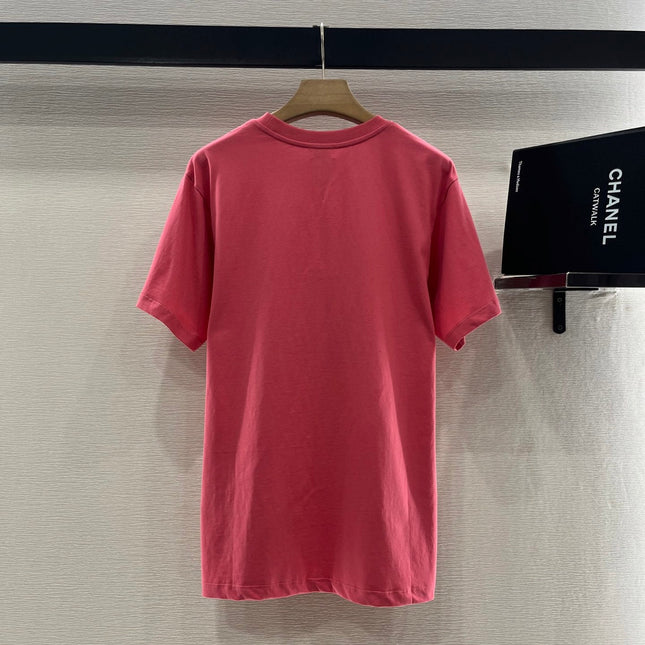 CELINE ROUND-NECK PRINTED T-SHIRT 274670