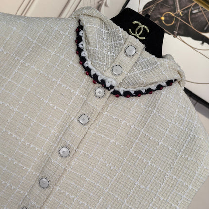 CHANEL 25S SLEEVELESS HOODED DRESS 418