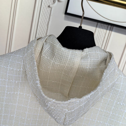 CHANEL 25S SLEEVELESS HOODED DRESS 418