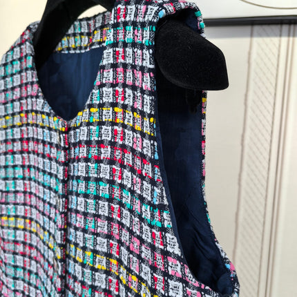 CHANEL 25S SLEEVELESS BLAZER DRESS 419