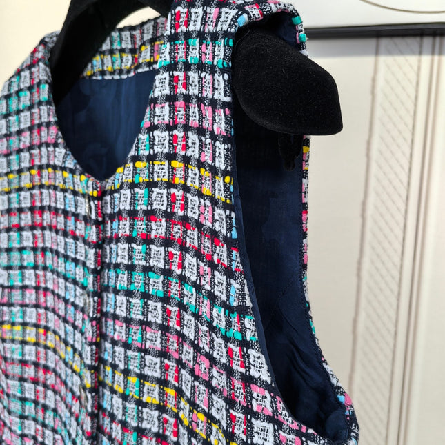 CHANEL 25S SLEEVELESS BLAZER DRESS 419