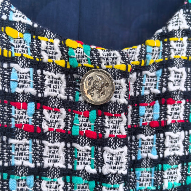 CHANEL 25S SLEEVELESS BLAZER DRESS 419