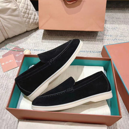 LP LOAFERS 25S IN BLACK SUEDE