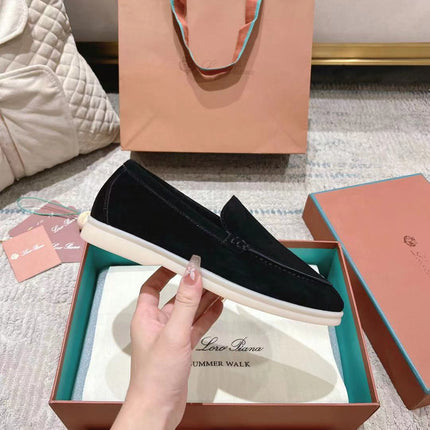 LP LOAFERS 25S IN BLACK SUEDE