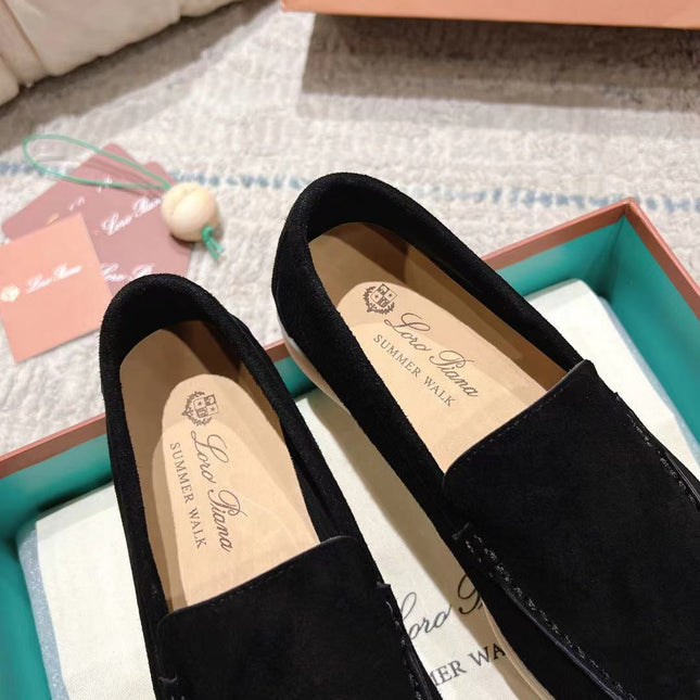 LP LOAFERS 25S IN BLACK SUEDE