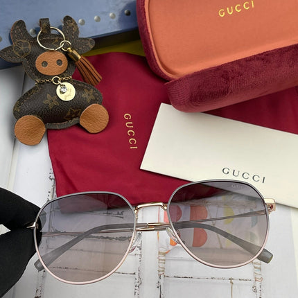 ROUND FRAME SUNGLASSES G1241 IN METAL