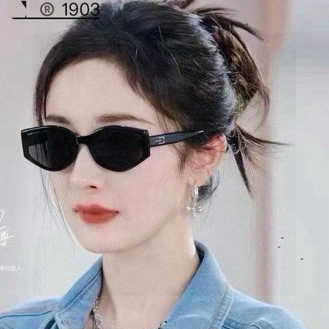 GEOMETRIC FRAME SUNGLASSES G7315 IN ACETATE