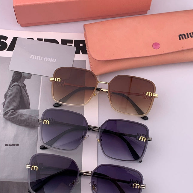 RUNWAY SQUARE SUNGLASSES M9407 IN METAL