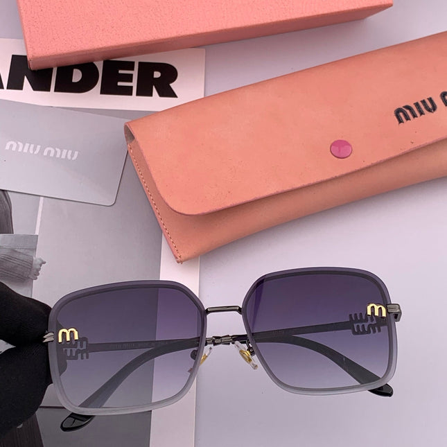 RUNWAY SQUARE SUNGLASSES M9407 IN METAL