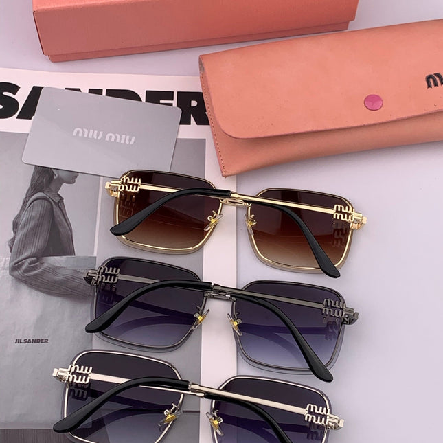 RUNWAY SQUARE SUNGLASSES M9407 IN METAL