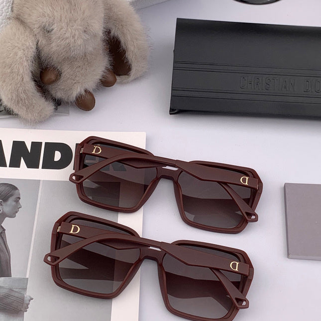 MONTAIGNE SUNGLASS D7732 IN BROWN ACETATE