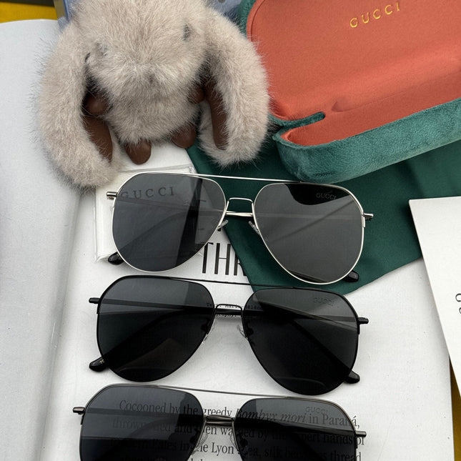 AVIATOR FRAME SUNGLASSES G1702 IN METAL