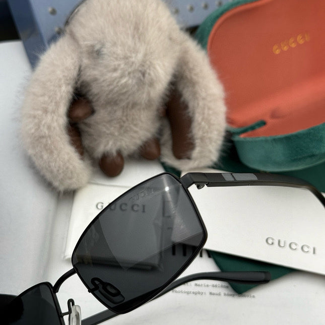 RECTANGULAR FRAME SUNGLASSES G51806 IN METAL