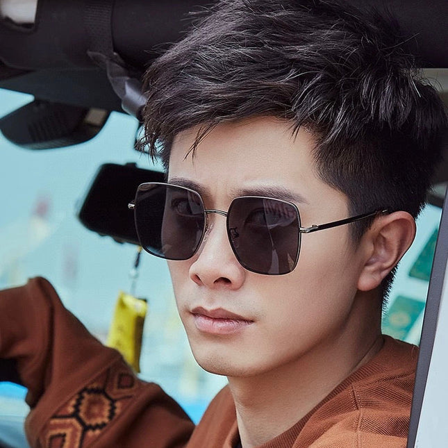 SQUARE FRAME SUNGLASSES G2374 IN METAL