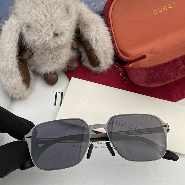 RECTANGULAR FRAME SUNGLASSES 3862 IN METAL