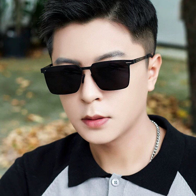 RECTANGULAR FRAME SUNGLASSES 1862 IN METAL