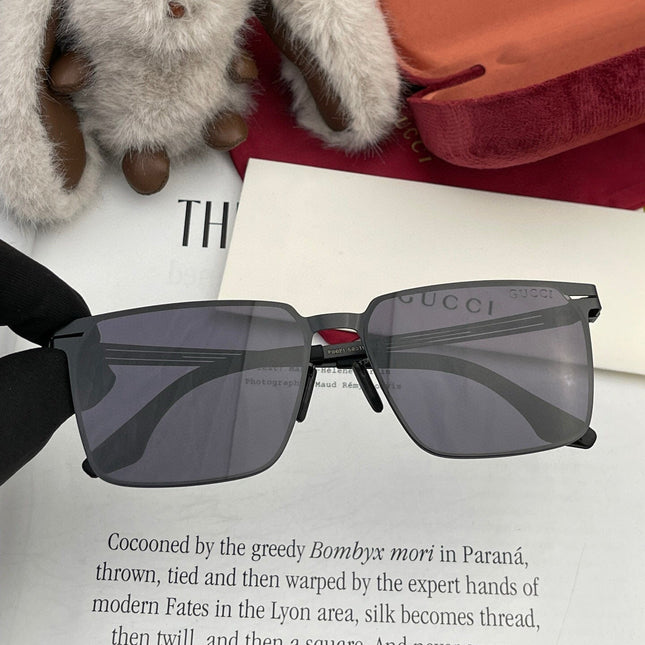 RECTANGULAR FRAME SUNGLASSES 1862 IN METAL