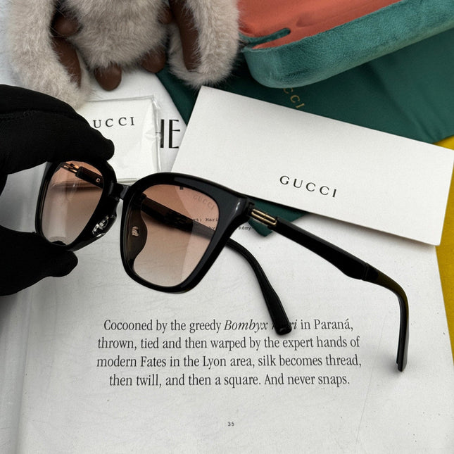 FOLDABLE SQUARE FRAME SUNGLASSES G4319 IN ACETATE