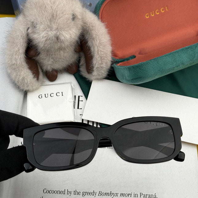 RECTANGULAR FRAME SUNGLASSES G0110 IN ACETATE