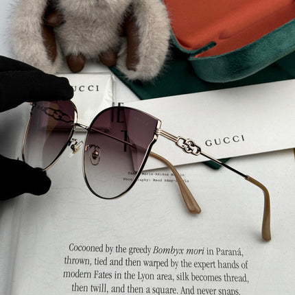 BUTTERFLY FRAME SUNGLASSES G3635 IN METAL