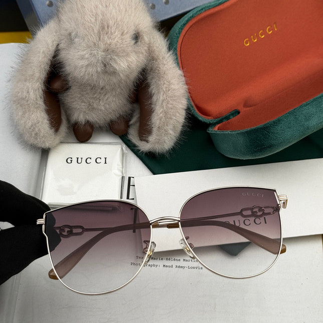 BUTTERFLY FRAME SUNGLASSES G3635 IN METAL