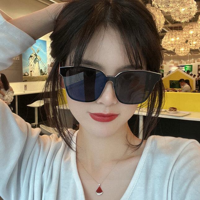 RECTANGULAR FRAME METAL SUNGLASSES G380 IN ACETATE