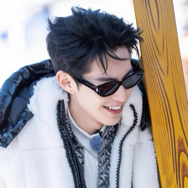 OVAL FRAME SUNGLASSES G0111 IN ACETATE