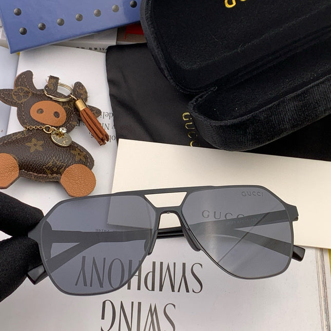 LOW NOSE BRIDGE FIT SUNGLASSES G3807 IN METAL