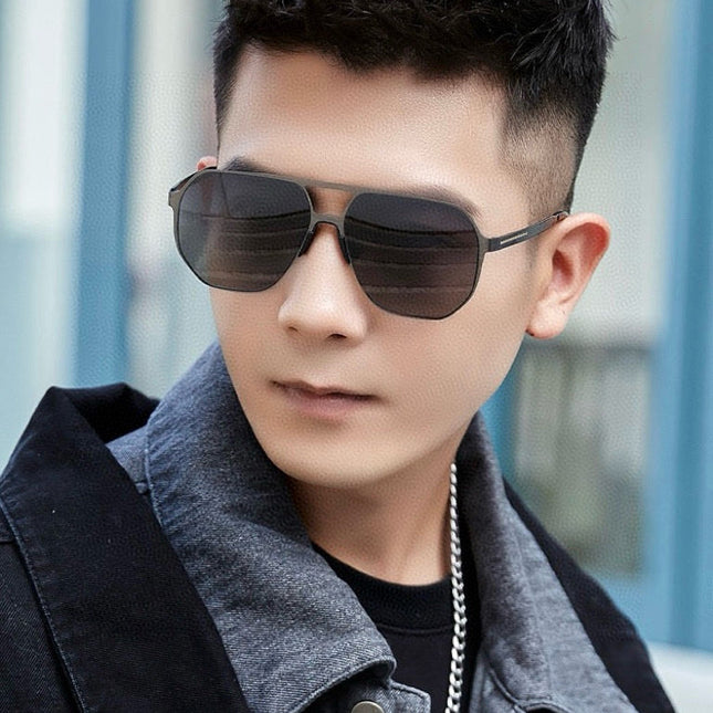 LOW NOSE BRIDGE FIT SUNGLASSES G3807 IN METAL