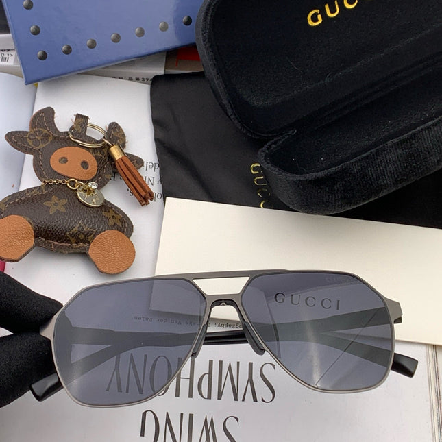 LOW NOSE BRIDGE FIT SUNGLASSES G3807 IN METAL