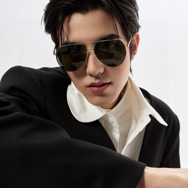 AVIATOR FRAME SUNGLASSES 575760 IN METAL