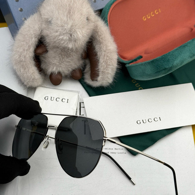 AVIATOR FRAME SUNGLASSES 575761 IN METAL