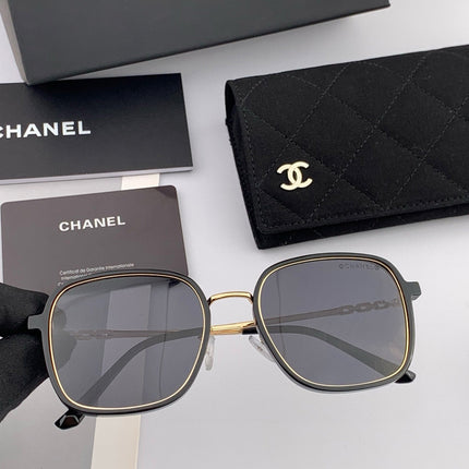 SQUARE SUNGLASSES CH0826 IN METAL