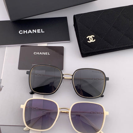 SQUARE SUNGLASSES CH0826 IN METAL