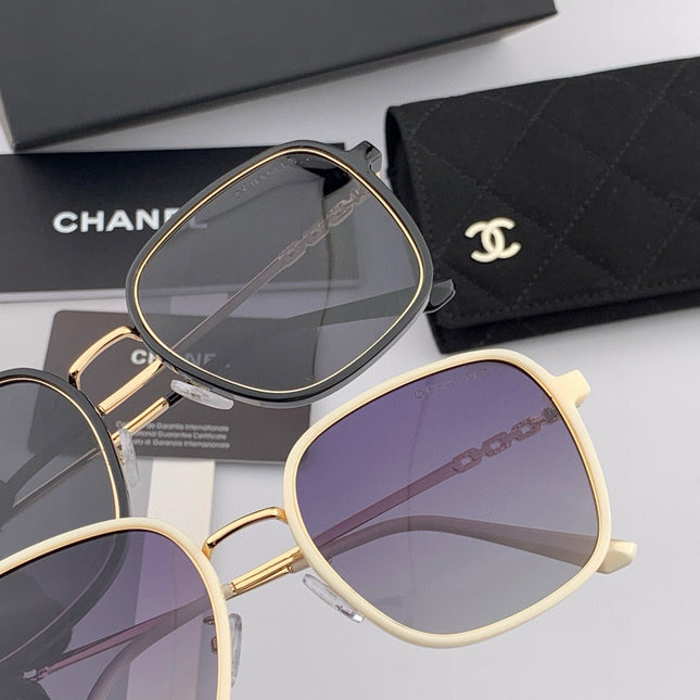 SQUARE SUNGLASSES CH0826 IN METAL