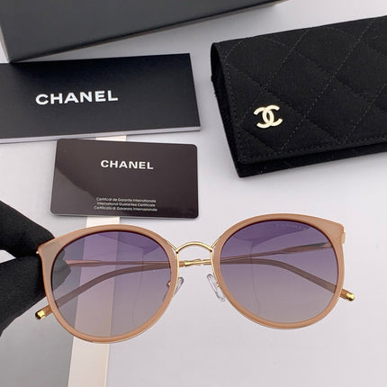 CAT EYE SUNGLASSES CH7827 IN ACETATE FRAME METAL