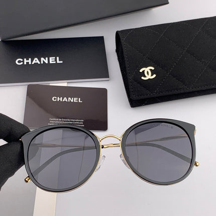 CAT EYE SUNGLASSES CH7827 IN ACETATE FRAME METAL