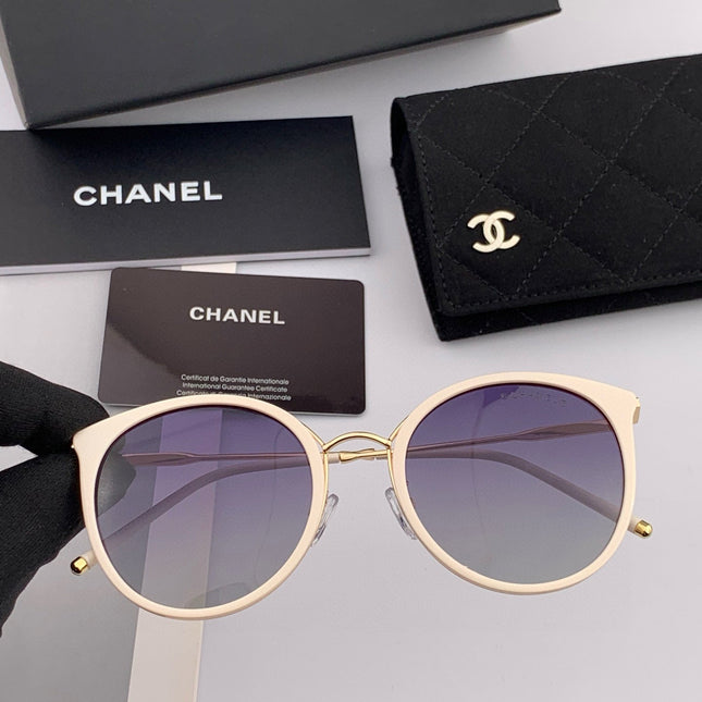 CAT EYE SUNGLASSES CH7827 IN ACETATE FRAME METAL