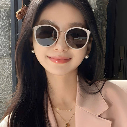 CAT EYE SUNGLASSES CH7827 IN ACETATE FRAME METAL